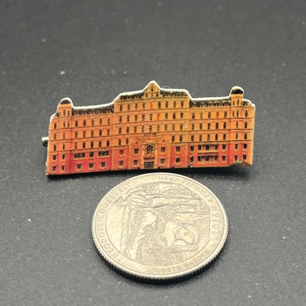 The‎ Grand Budapest Hotel Wes Anderson Movie Cardboard Lapel Hat Pin